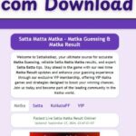 Sattaz.com online platform for live Matka results and guessing.