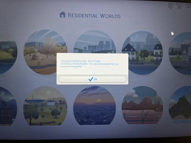 Sims 4 game failed to load error code 110:6ee troubleshooting steps and solutions.